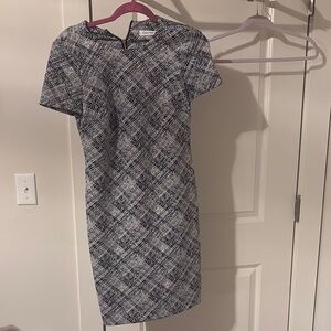Elegant Black and White Women's Dress